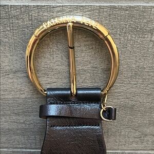 Patrizia Pepe Firenze Brown Leather Belt